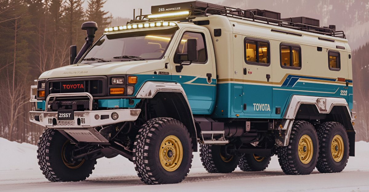 2026 Toyota 6x6 Camper Motorhome